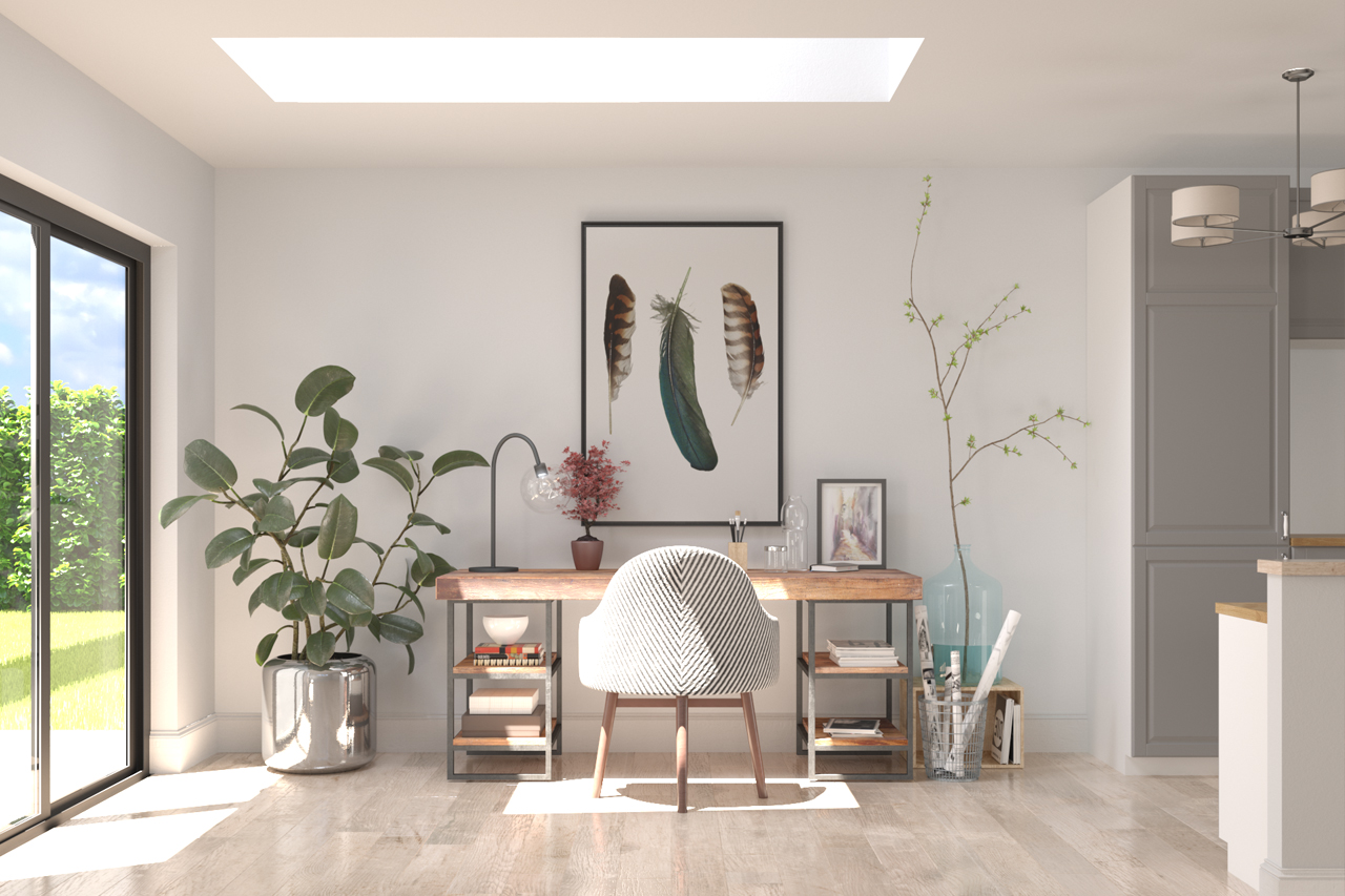 Brighten up your office with flat roof skylights